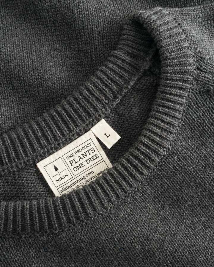 TreePullover Cosy Anthracite Mel