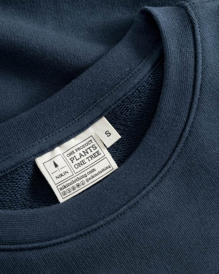 TreeSweater Mountain Panorama Dark Navy