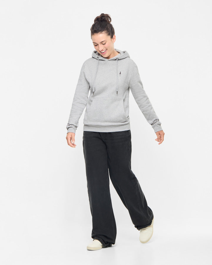 TreeHoodie Grey Mel