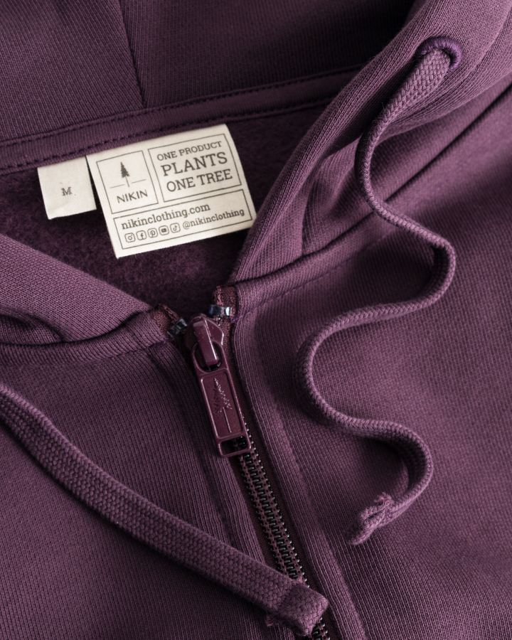 TreeHoodie Jacket Women Deep Purple