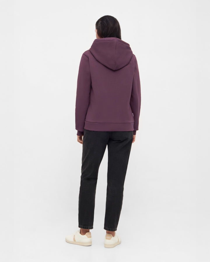 TreeHoodie Jacket Women Deep Purple