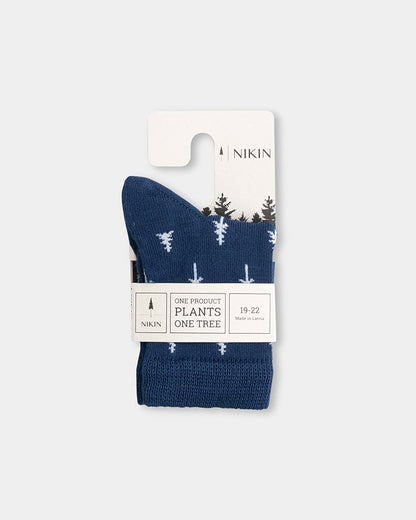TreeSocks Kids Allover Indigo