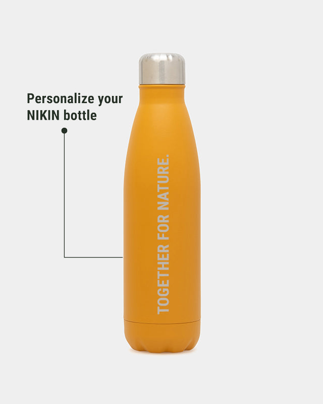 TreeBottle Personalisiert (big text) Mustard