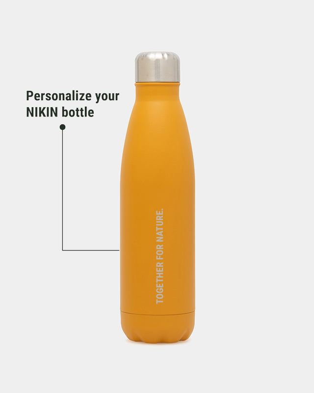 TreeBottle Personalisiert (small text) Mustard