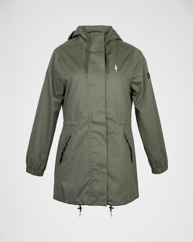 TreeJacket Parka Women Olive - JACKET - NIKIN EU