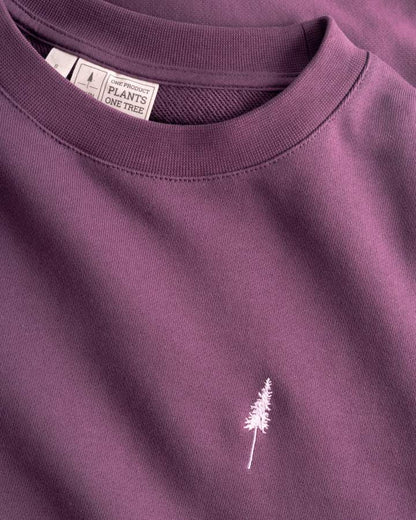 TreeSweater Relaxed Women Dusted Grape