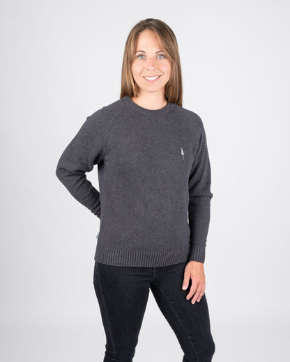 TreePullover Cosy Anthracite Mel - PULLOVER - NIKIN EU