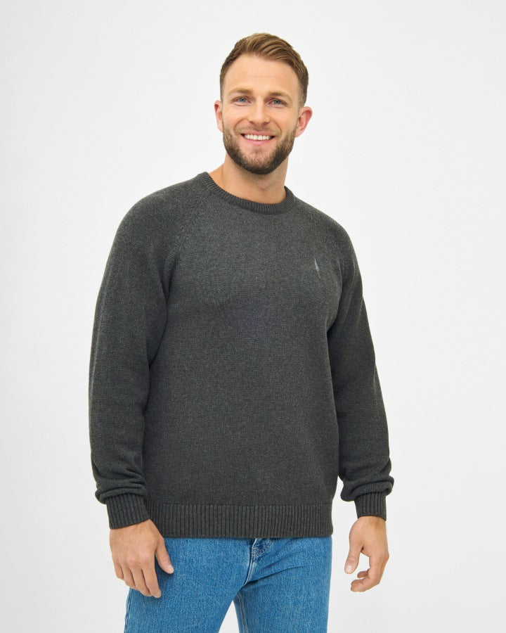 TreePullover Cosy Anthracite Mel
