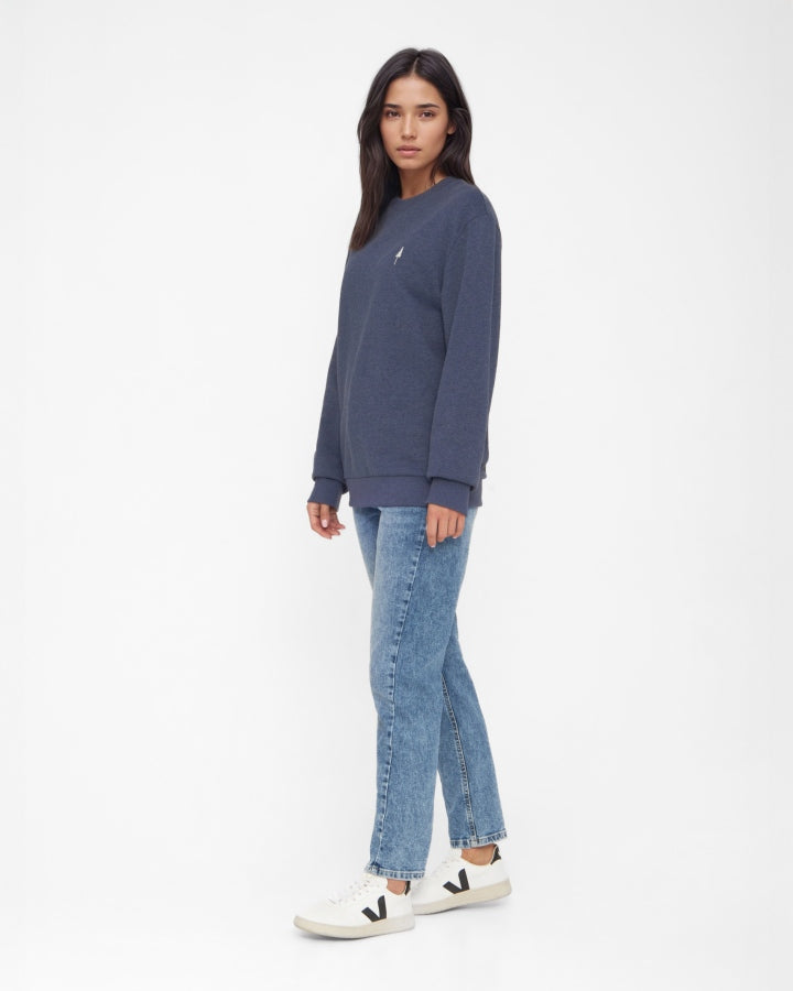 TreeSweater Navy Mel