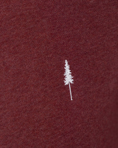 TreeSweater Bordeaux Mel - SWEATER - NIKIN EU