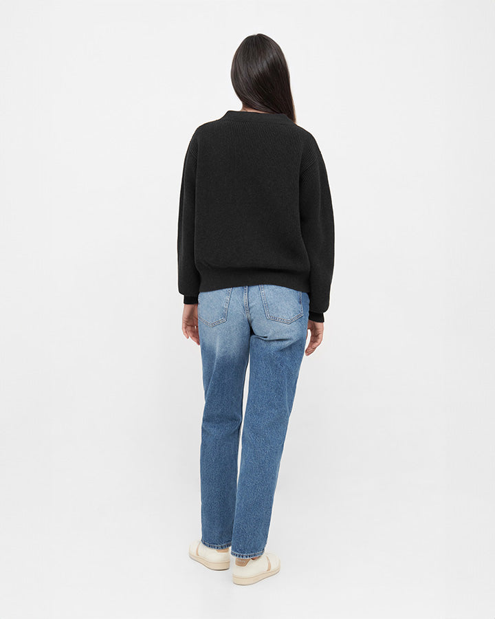 TreeCardigan Women Black Mel - CARDIGAN - NIKIN EU