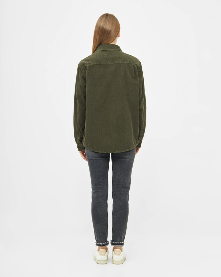 TreePlanter Overshirt Corduroy Grape Leaf