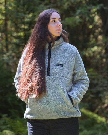 TreeFleece Teddy Pullover Women Grey Mel