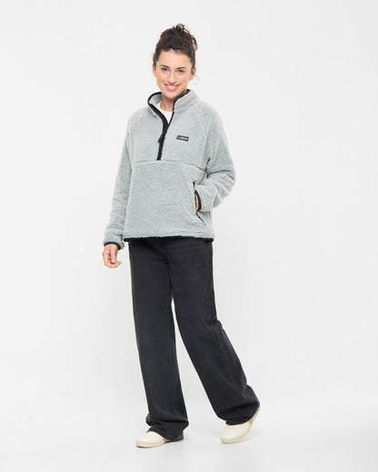 TreeFleece Teddy Pullover Women Grey Mel