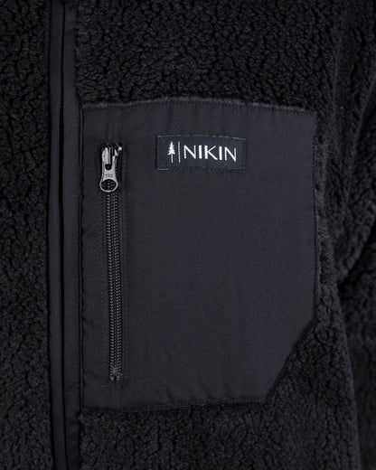 TreeFleece Teddy Relaxed Jacket Dark Anthracite - JACKET - NIKIN EU