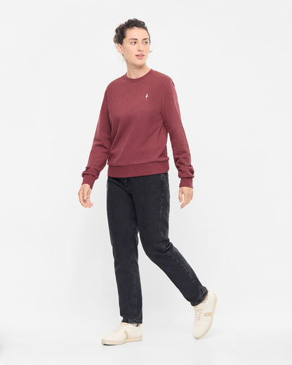 TreeSweater Women Bordeaux Mel