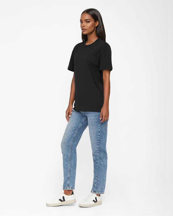 TreeShirt Plain Black - TSHIRT - NIKIN EU