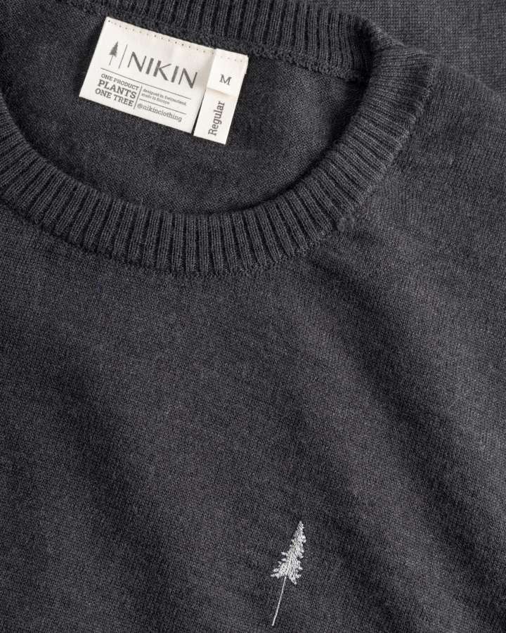 TreePullover Merino Wool Anthracite Mel