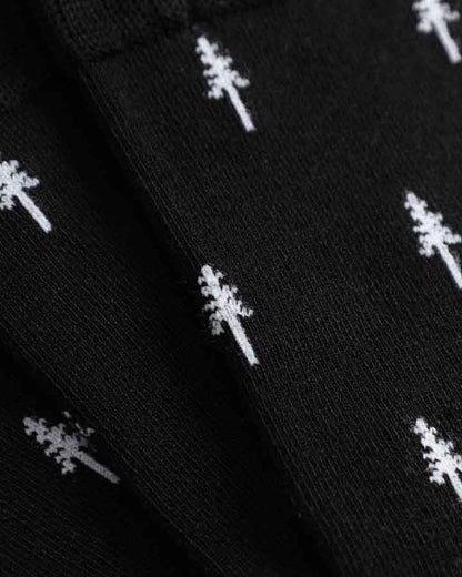 TreeSocks Standard Allover Bundle Black