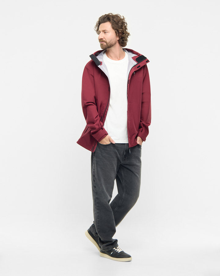 TreeJacket Rain Burgundy