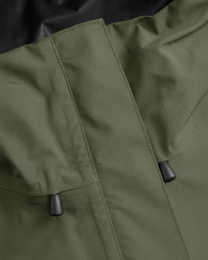 TreeJacket Rain Women Dark Olive