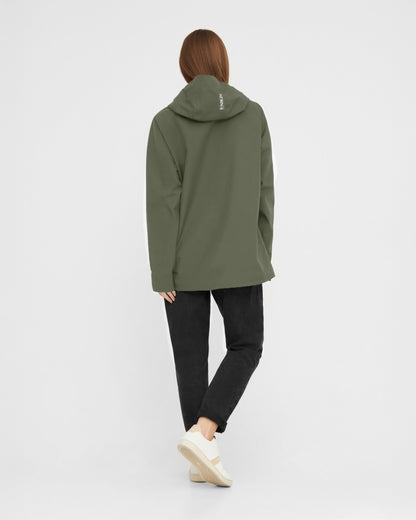 TreeJacket Rain Women Dark Olive
