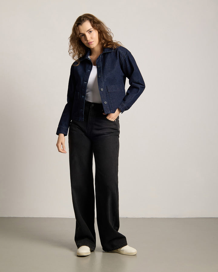 TreeJacket Denim ReCotton Women Dark Indigo