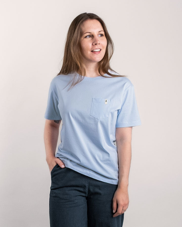 TreeShirt Pocket Mono Relaxed Women Arctic Sky