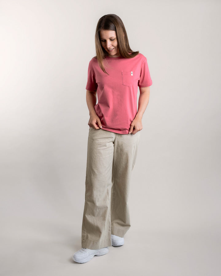TreeShirt Pocket Mono Relaxed Women Wild Berry