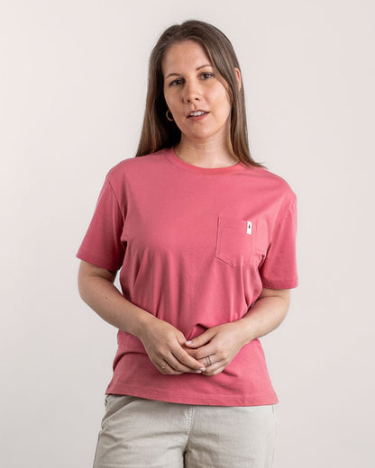 TreeShirt Pocket Mono Relaxed Women Wild Berry