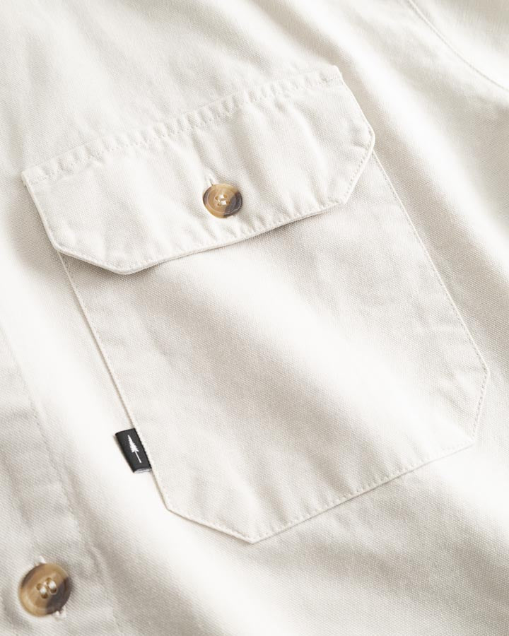 TreePlanter Overshirt Workwear Shortsleeve White Sand