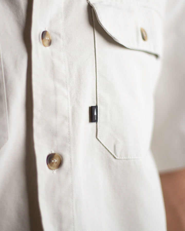 TreePlanter Overshirt Workwear Shortsleeve White Sand