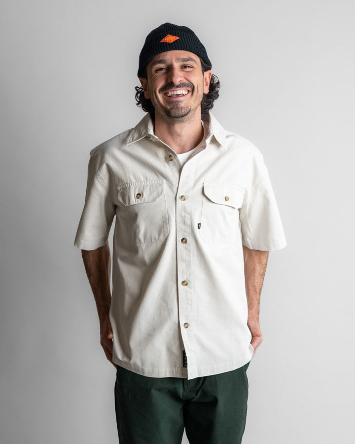 TreePlanter Overshirt Workwear Shortsleeve White Sand