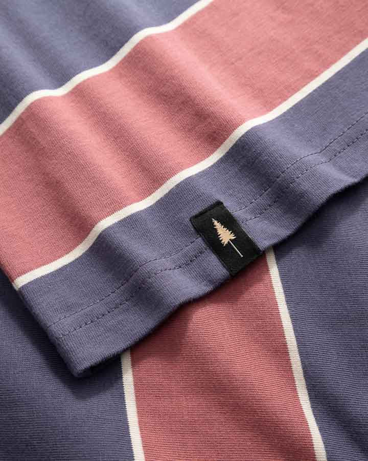 TreeShirt Striped Oversized Dark Ink-Blush