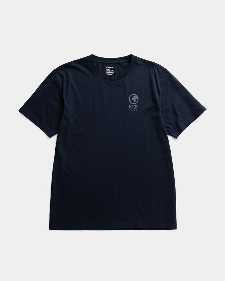 TreeShirt Pale Blue Dot Relaxed Dark Navy