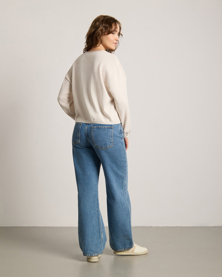 TreePullover Knitted Light Women Faded Pearl