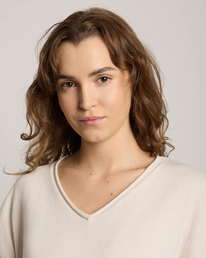 TreePullover Knitted Light Women Faded Pearl