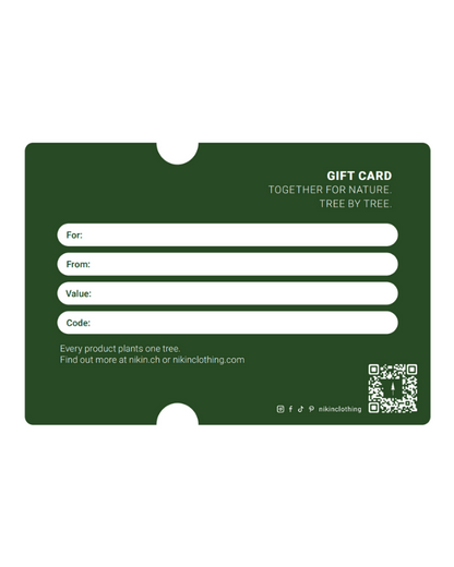 Physical Gift Card - COMBO - NIKIN EU