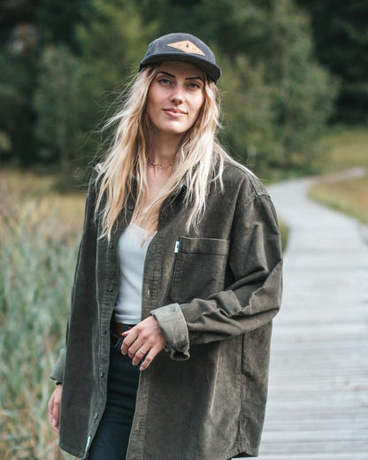TreePlanter Overshirt Corduroy Grape Leaf - SHIRT - NIKIN EU