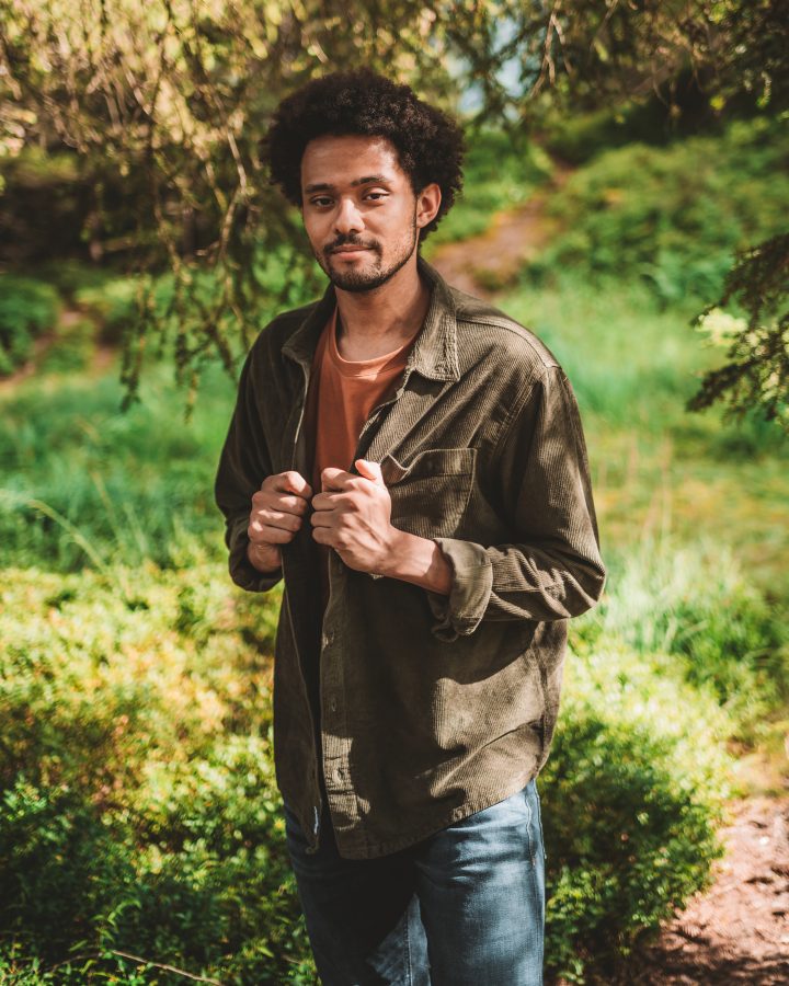 TreePlanter Overshirt Corduroy Grape Leaf - SHIRT - NIKIN EU