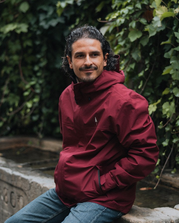 TreeJacket Rain Burgundy