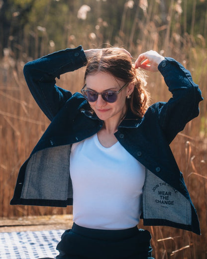 TreeJacket Denim ReCotton Women Dark Indigo