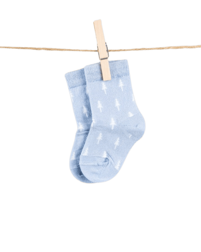 TreeSocks Kids Allover Light Blue - SOCKS - NIKIN EU