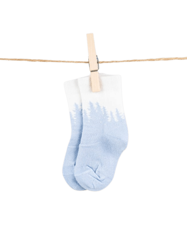 TreeSocks Kids Forest Light Blue - SOCKS - NIKIN EU
