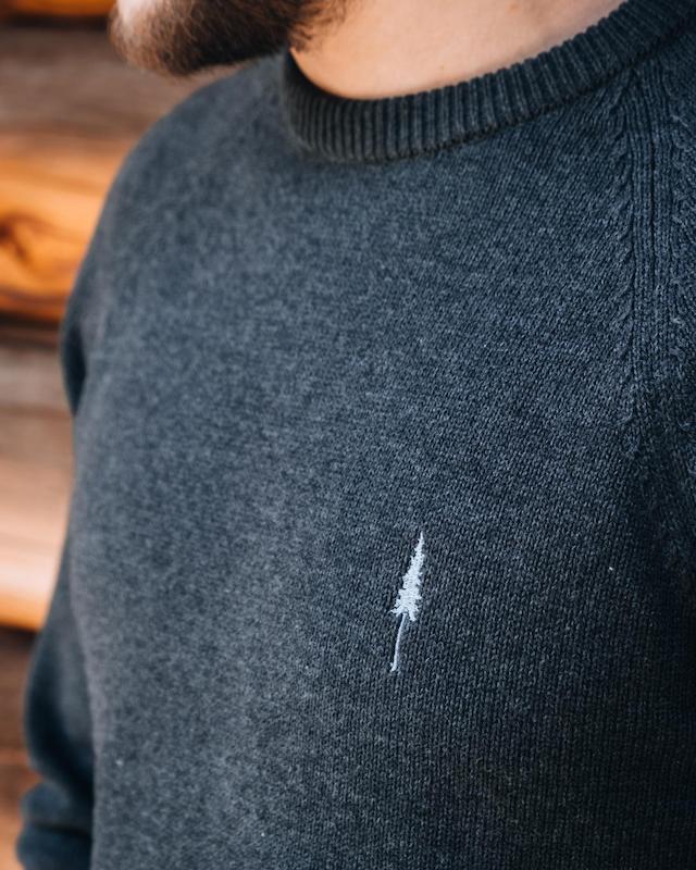 TreePullover Cosy Anthracite Mel - PULLOVER - NIKIN EU