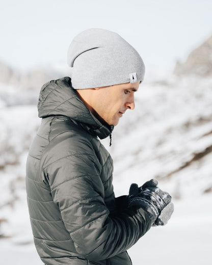 Treeanie Light Grey Mel - BEANIE - NIKIN EU