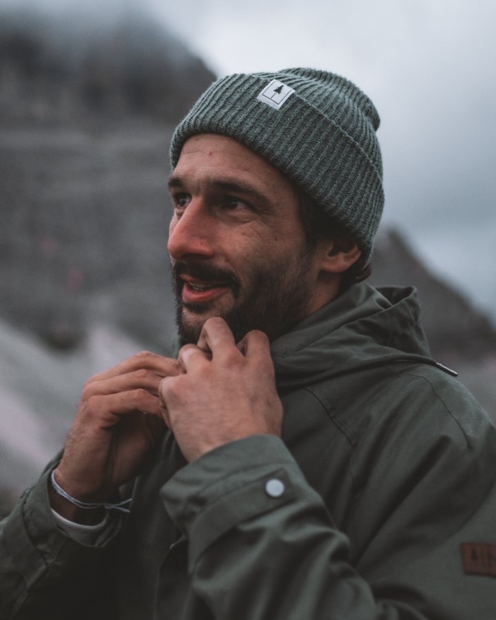 Treeanie Ribbed Sage - BEANIE - NIKIN EU