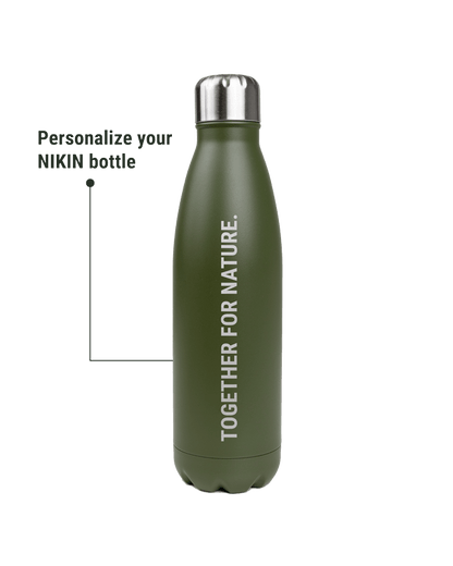 TreeBottle Personalisiert (big text) - Olive - BOTTLE - NIKIN