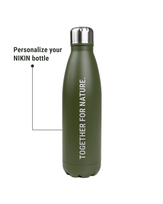 TreeBottle Personalisiert (big text) - Olive - BOTTLE - NIKIN