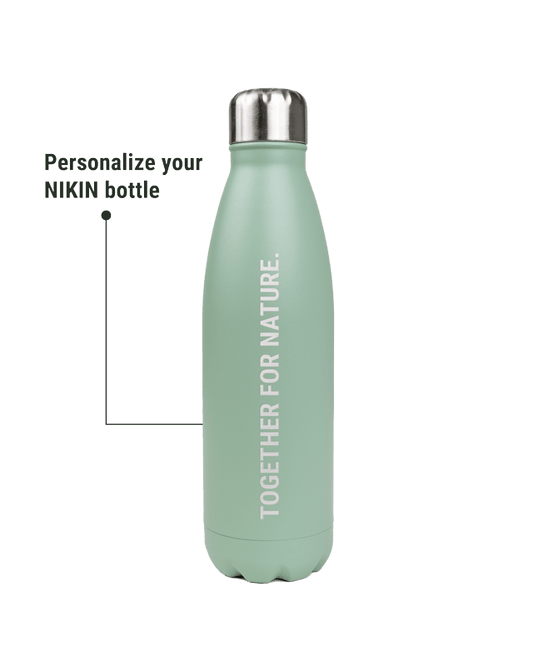 TreeBottle Personalisiert (big text) - Mint - BOTTLE - NIKIN
